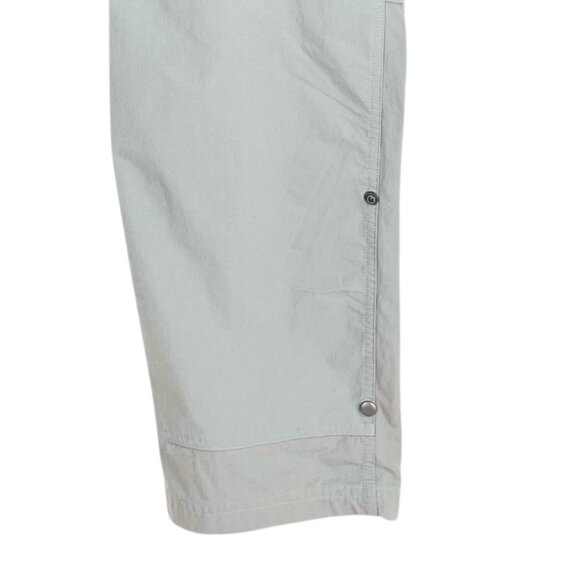 REI Co-Op Women Outdoor Hiking Pants Size 16 Stretch Nylon Gray Adjustable Ankle - Picture 6 of 12